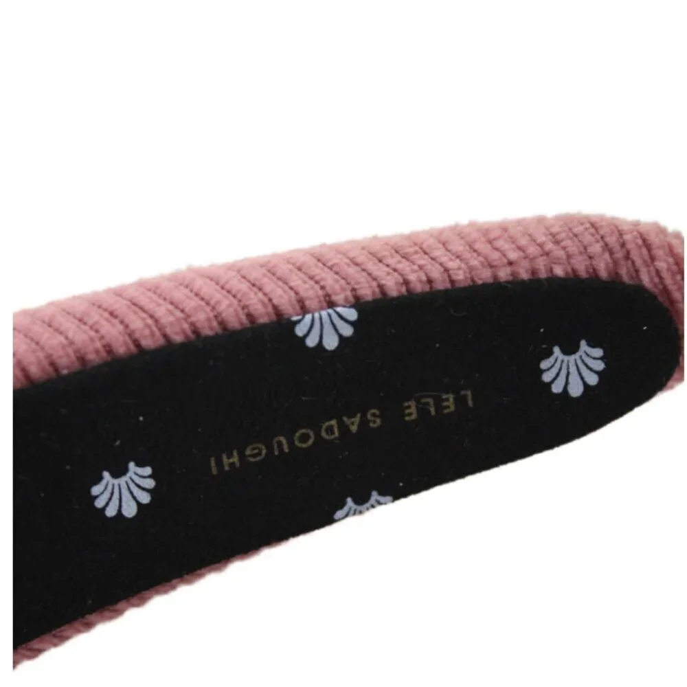 Lele Sadoughi Corduroy Padded Headband Blush Pink NWOT